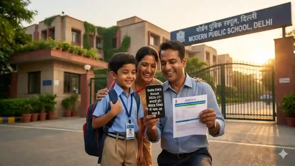 EWS Admission 2026-27 Second List