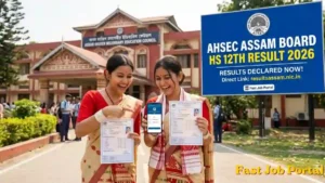 AHSEC Assam Board HS 12th Result 2026