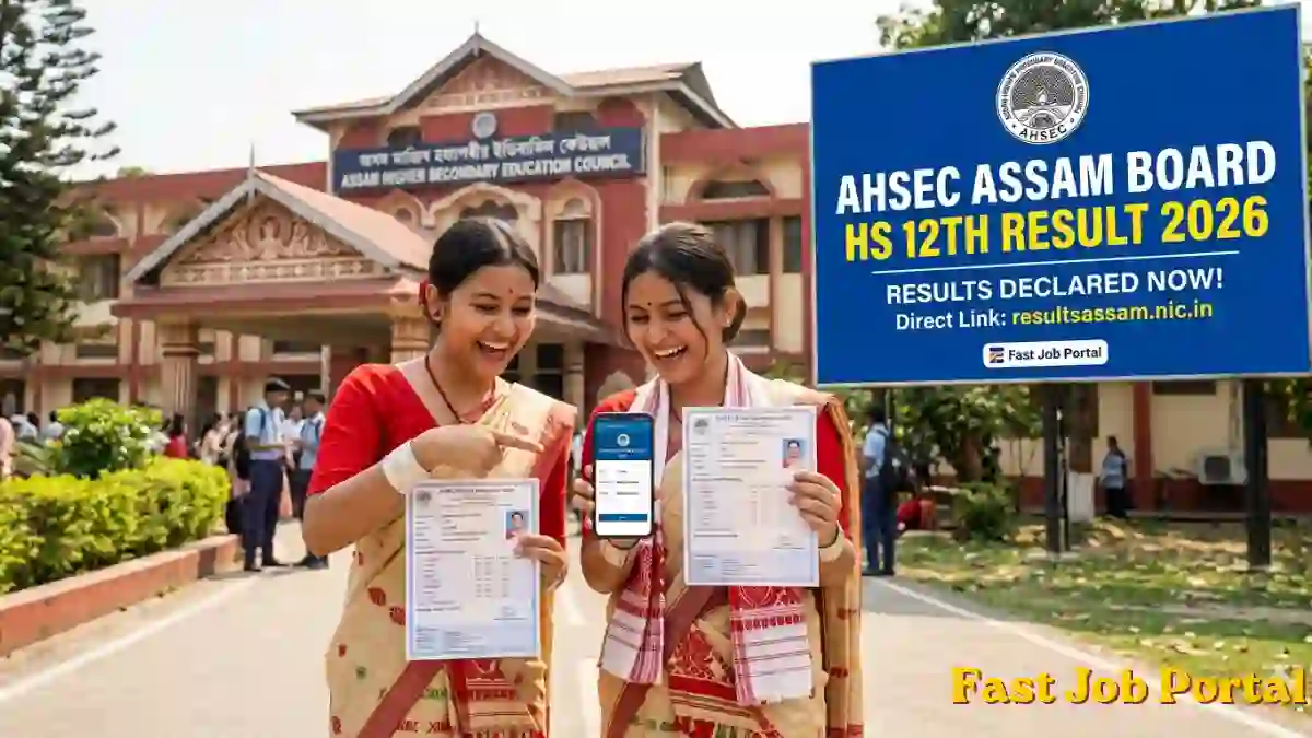 AHSEC Assam Board HS 12th Result 2026