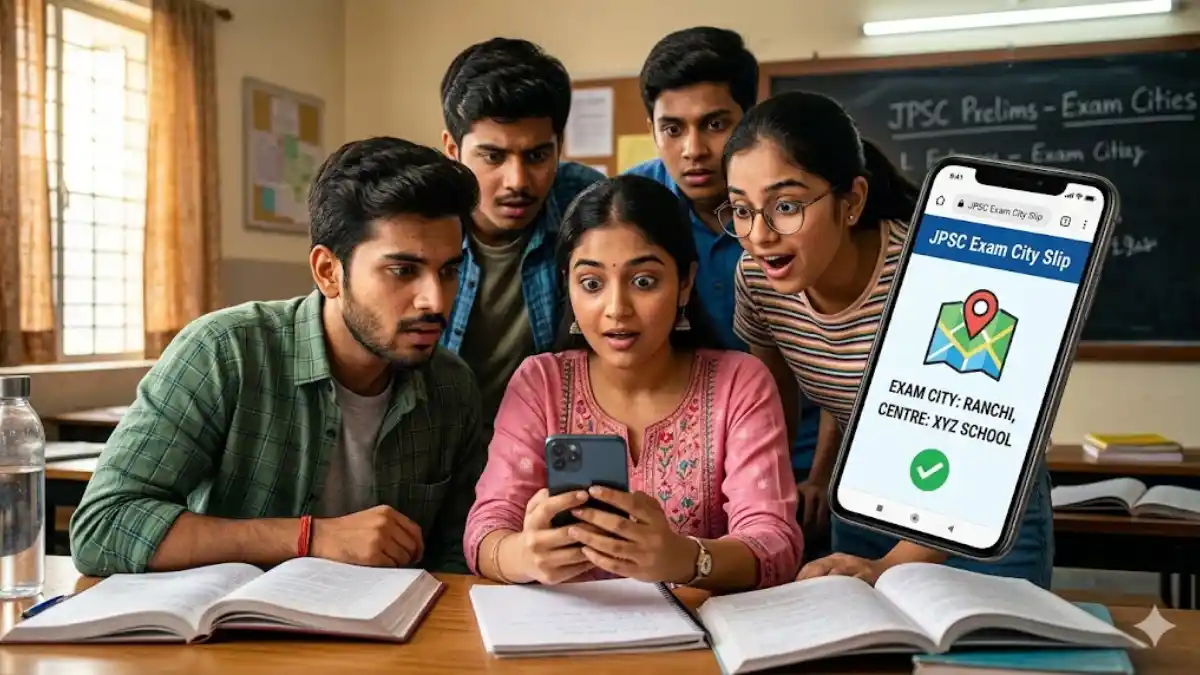 JPSC City Intimation Slip 2025 exam city check online