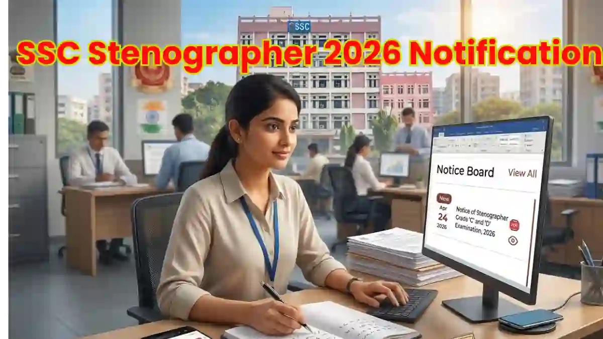 SSC Stenographer 2026 Notification