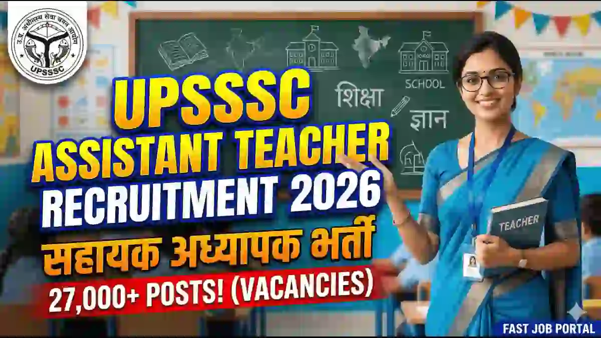 UPSSSC Assistant Teacher Recruitment 2026